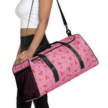 将图片加载到图库查看器," I Love Cherries" Duffle bag