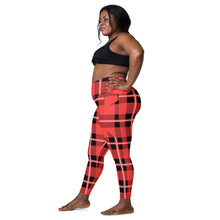 Charger l'image dans la galerie, Acid Plaid Leggings with pockets