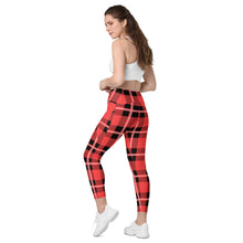Charger l'image dans la galerie, Acid Plaid Leggings with pockets