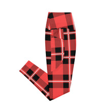 Charger l'image dans la galerie, Acid Plaid Leggings with pockets