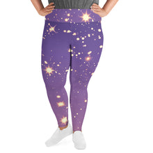 Cargar imagen en el visor de la galería, Stardust Plus Size Leggings