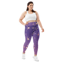 Cargar imagen en el visor de la galería, Stardust Plus Size Leggings