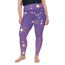 Cargar imagen en el visor de la galería, Stardust Plus Size Leggings
