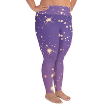 Cargar imagen en el visor de la galería, Stardust Plus Size Leggings