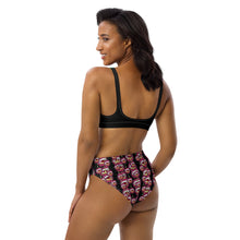 이미지를 갤러리 뷰어에 로드 , Acid Cherry- High Waisted Bikini (BLACK)