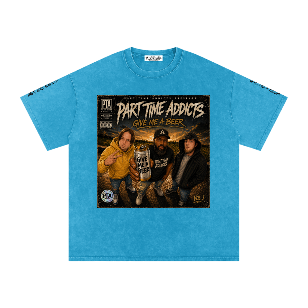 Give Me A Beer - Snow Washed T Shirt