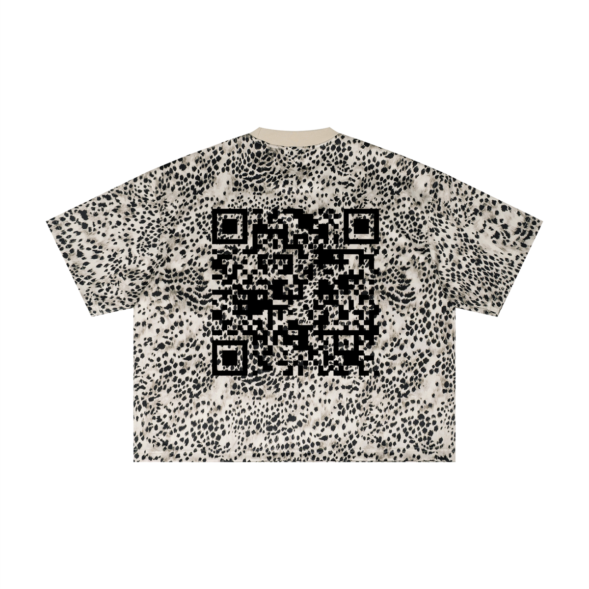 Unisex Leopard Print Boxy T-Shirt