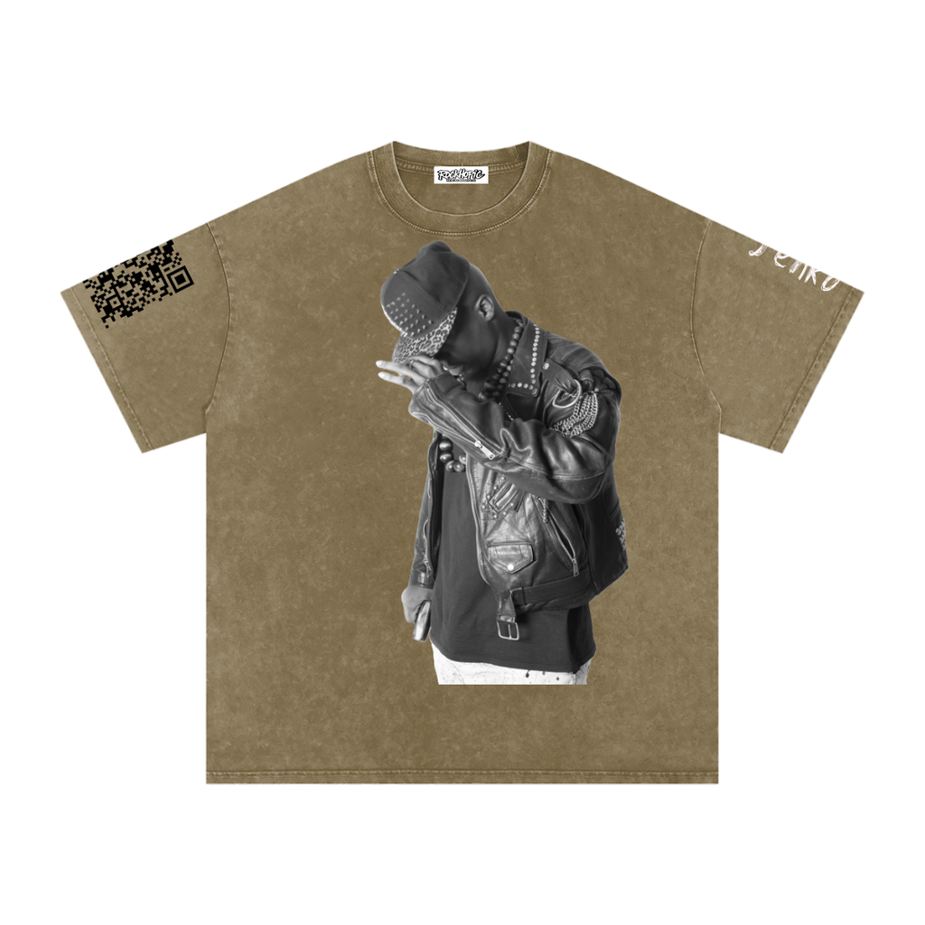 Jenko Snow Washed Cotton T-Shirt