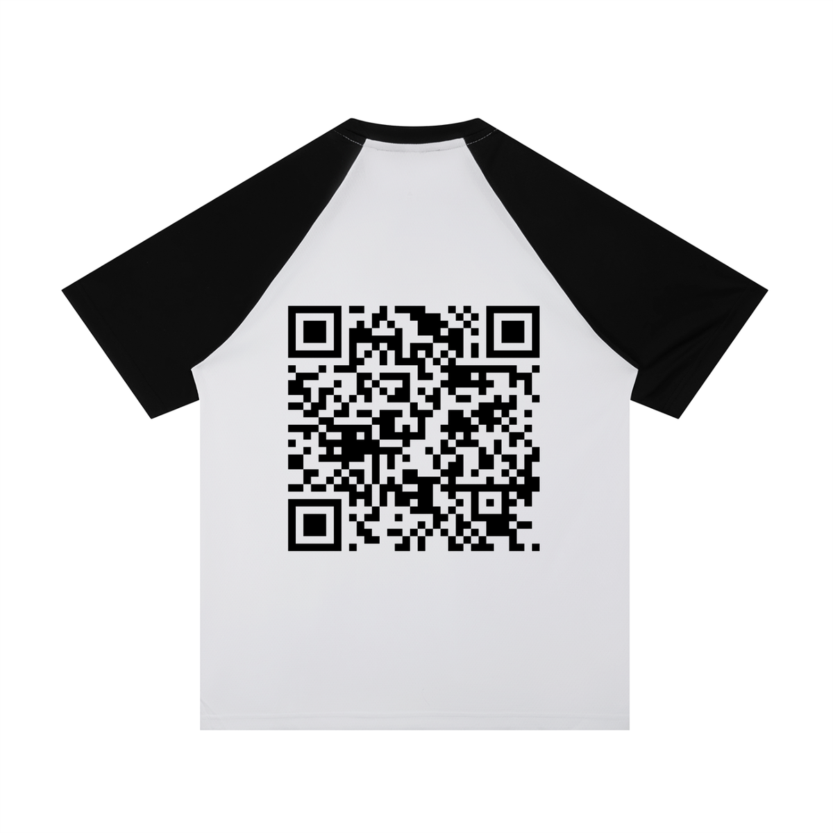 Contrast Raglan Sleeve Mesh T-Shirt