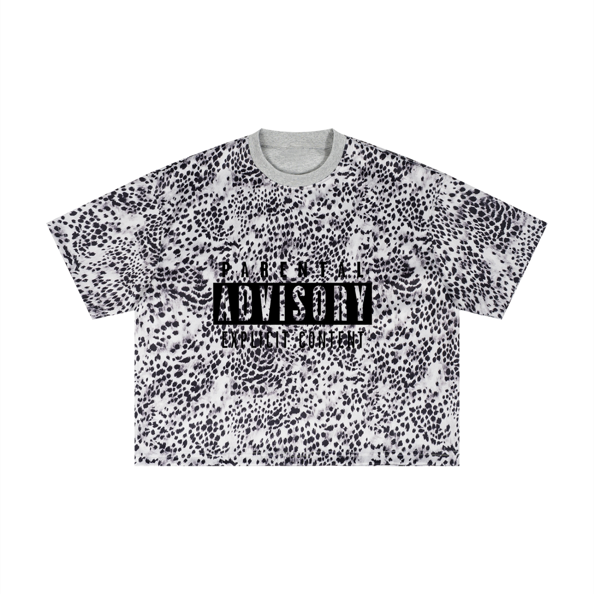 Unisex Leopard Print Boxy T-Shirt