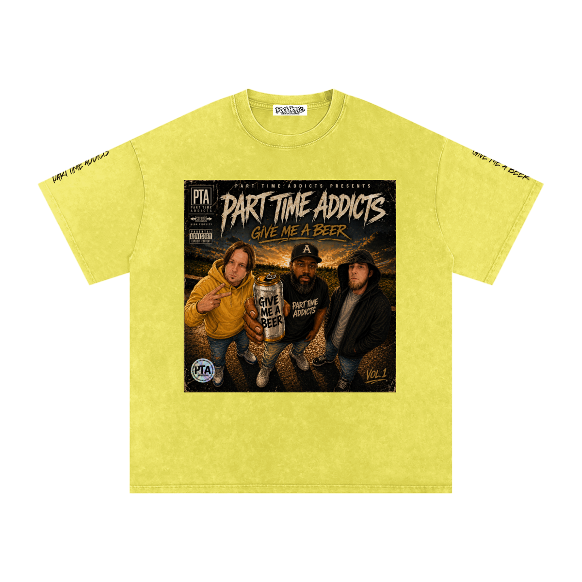 Give Me A Beer - Snow Washed T Shirt