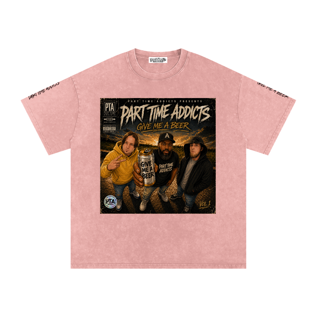Give Me A Beer - Snow Washed T Shirt