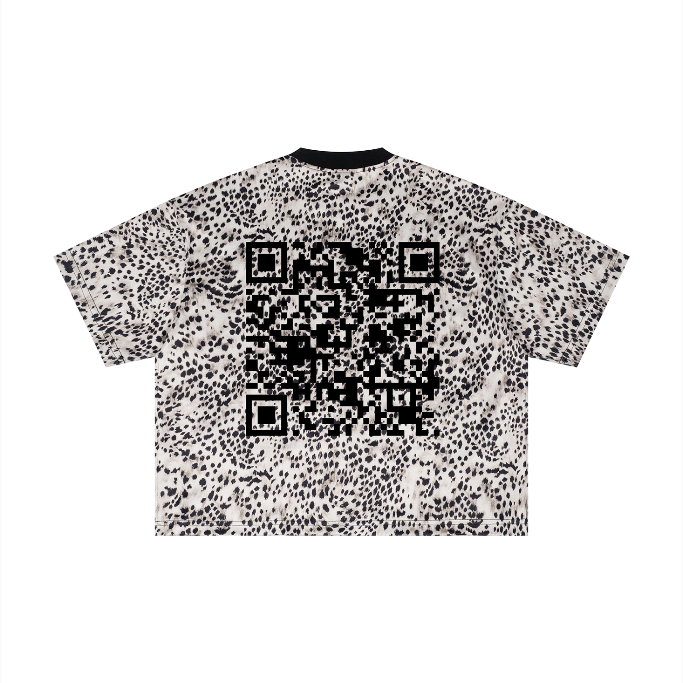 Unisex Leopard Print Boxy T-Shirt