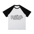 Contrast Raglan Sleeve Mesh T-Shirt