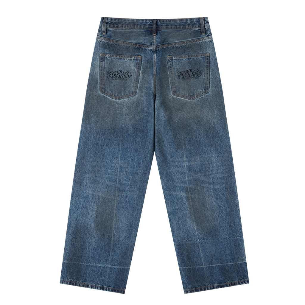 Rockhopic Vintage Wash Baggy Denim Jeans