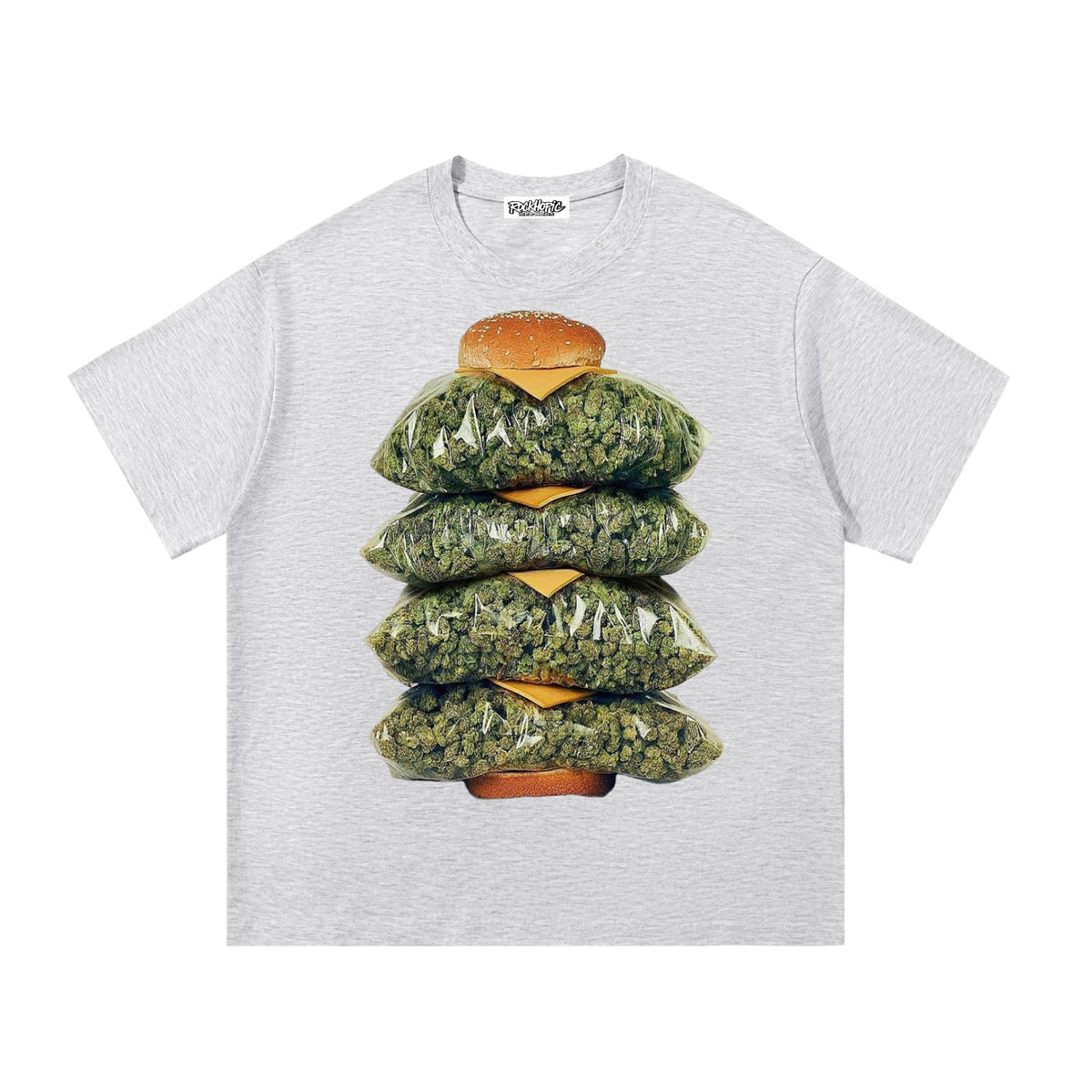 Green Burger Cotton T-Shirt