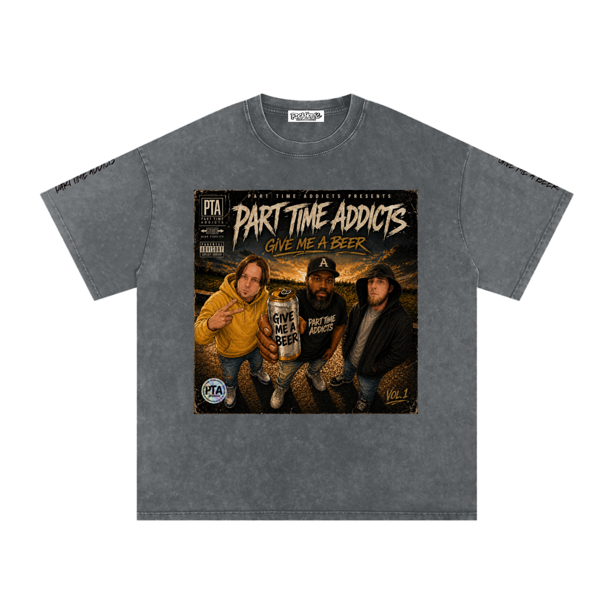 Give Me A Beer - Snow Washed T Shirt