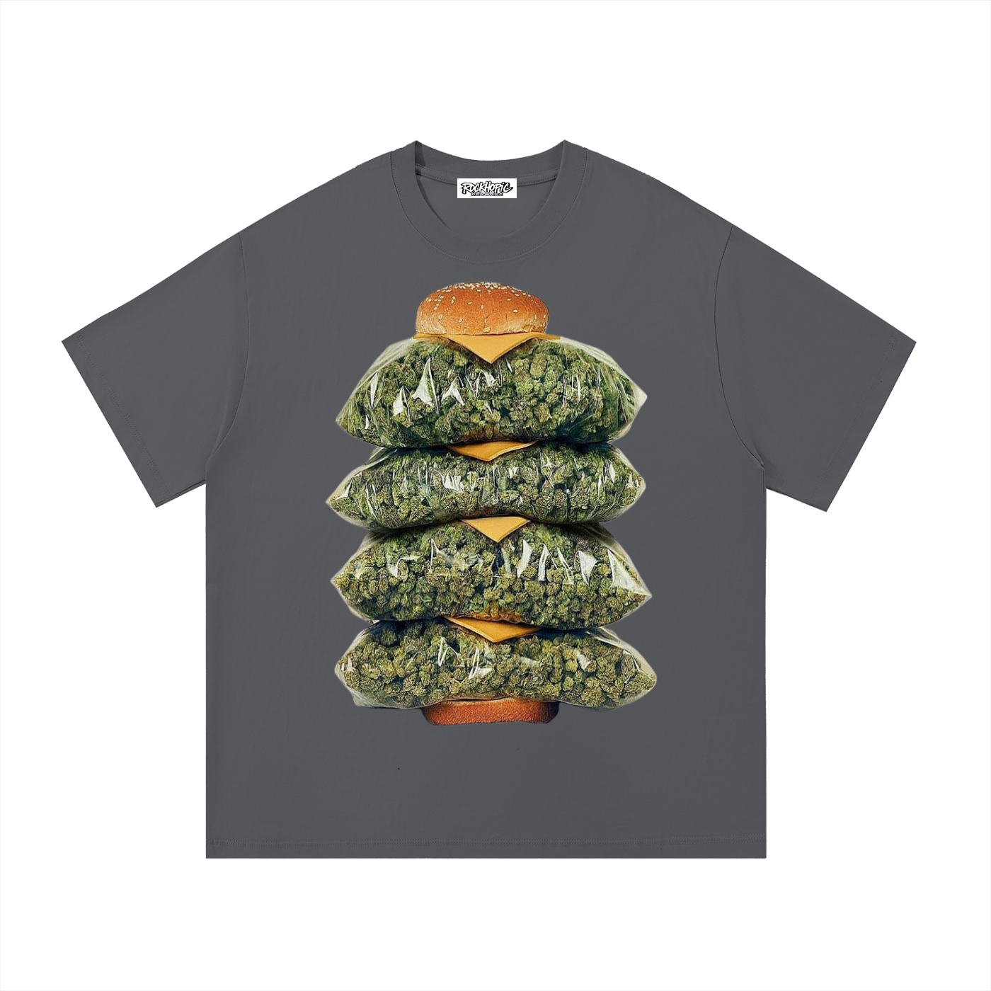 Green Burger Cotton T-Shirt