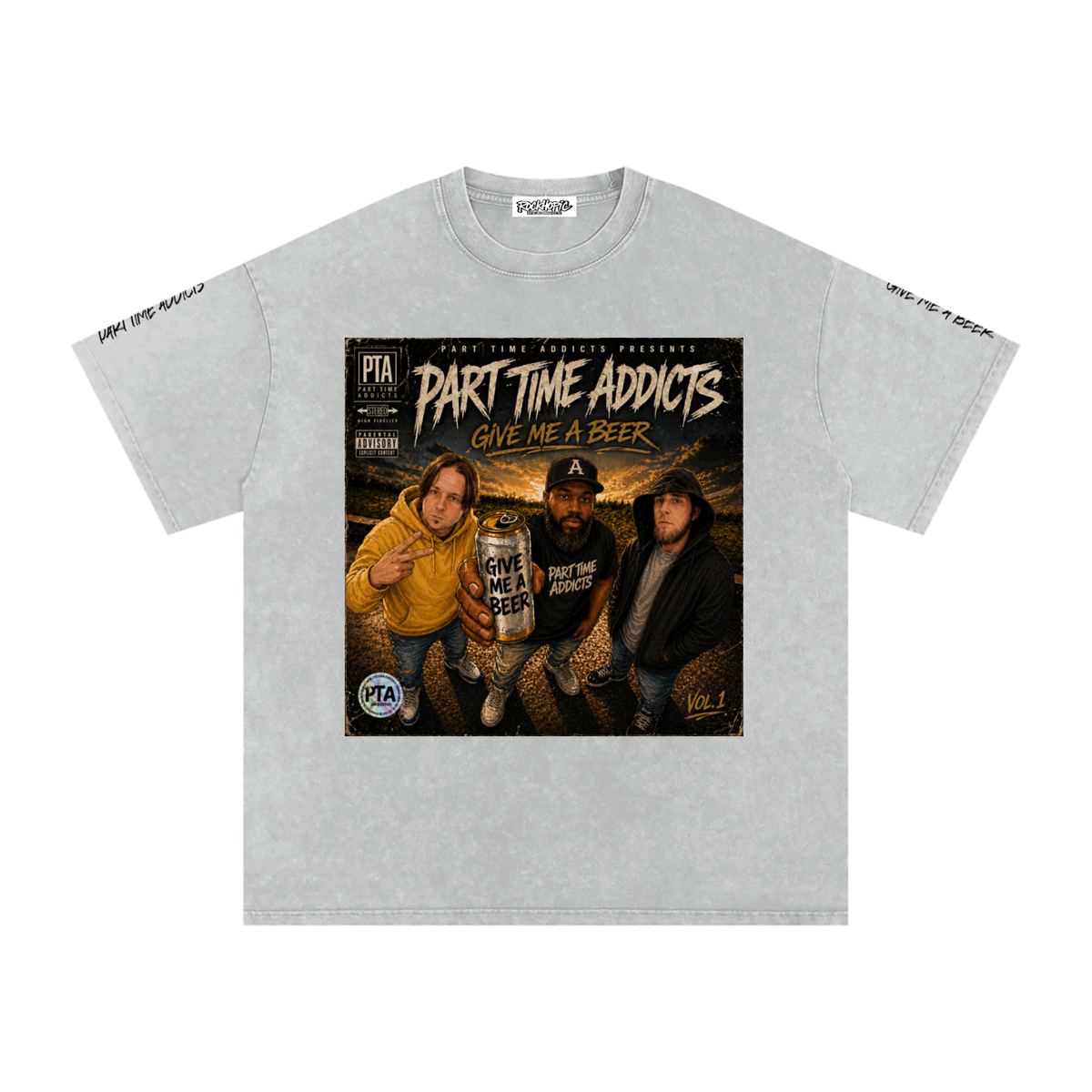 Give Me A Beer - Snow Washed T Shirt