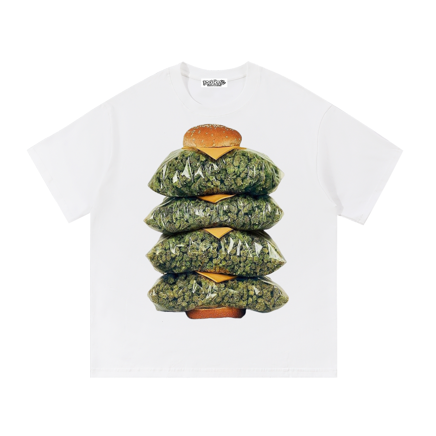 Green Burger Cotton T-Shirt