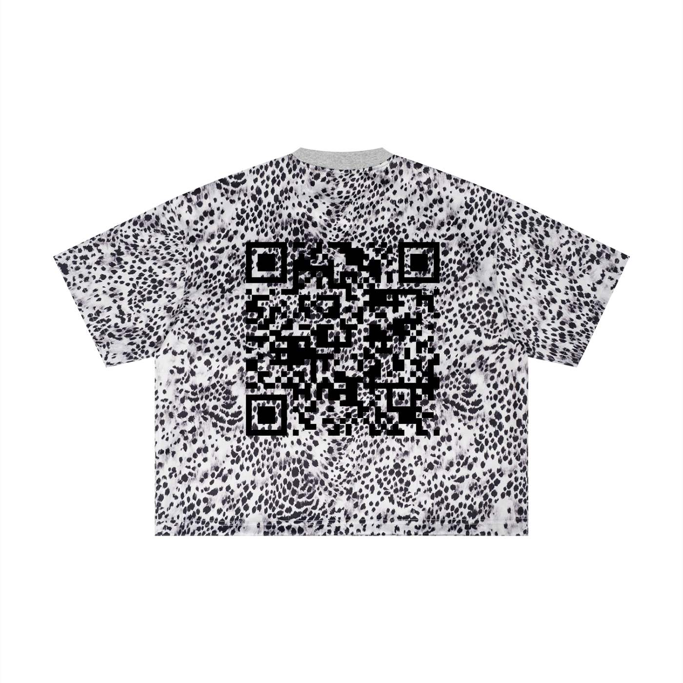 Unisex Leopard Print Boxy T-Shirt