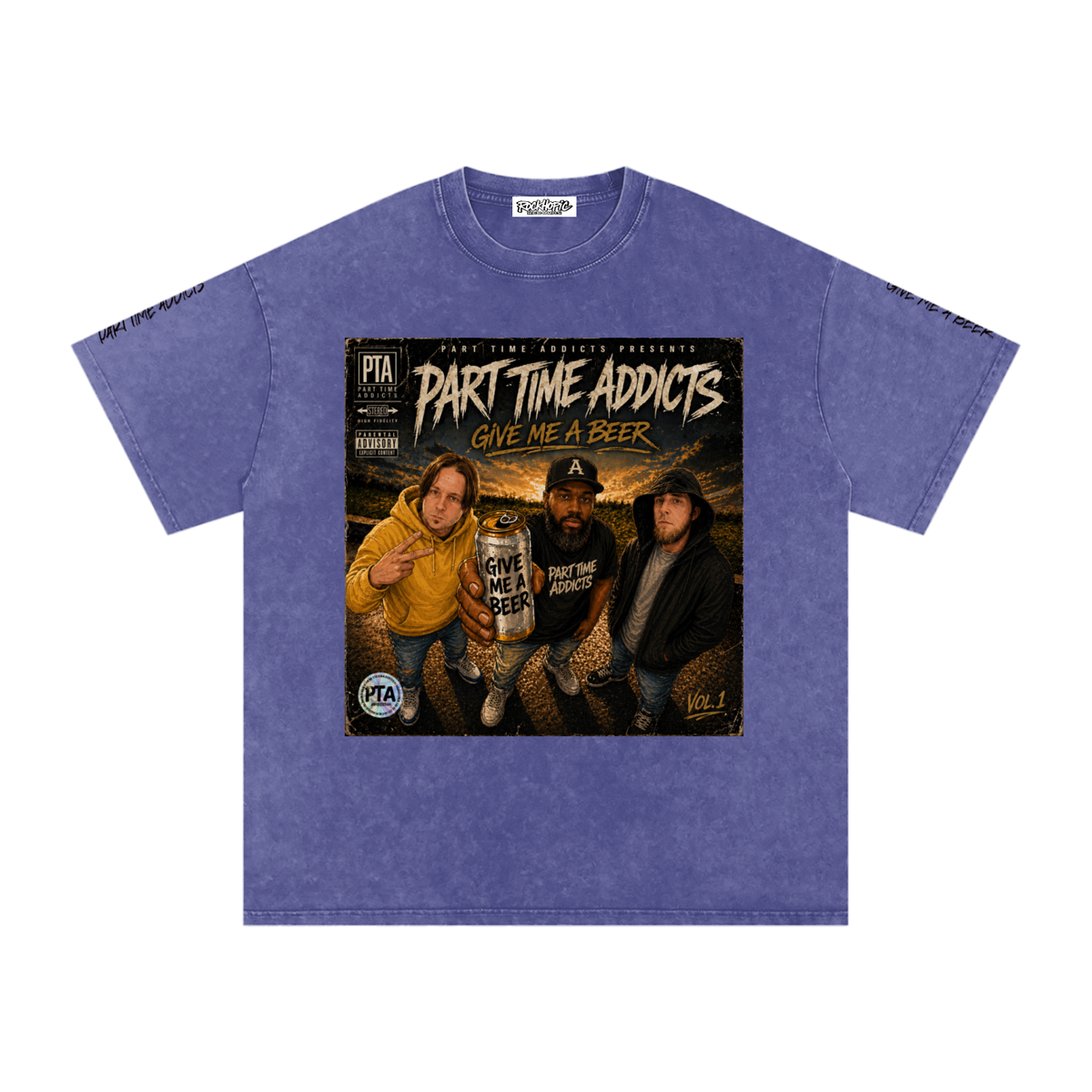 Give Me A Beer - Snow Washed T Shirt