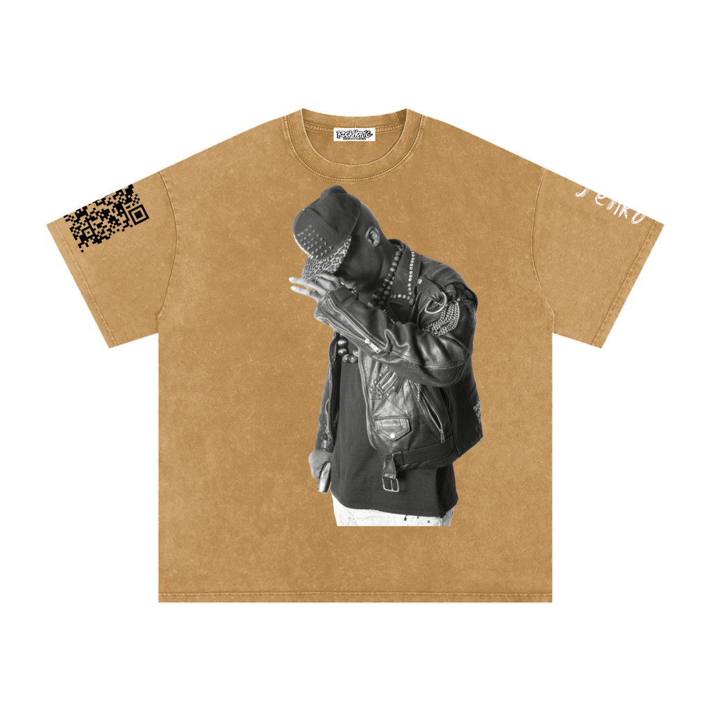 Jenko Snow Washed Cotton T-Shirt