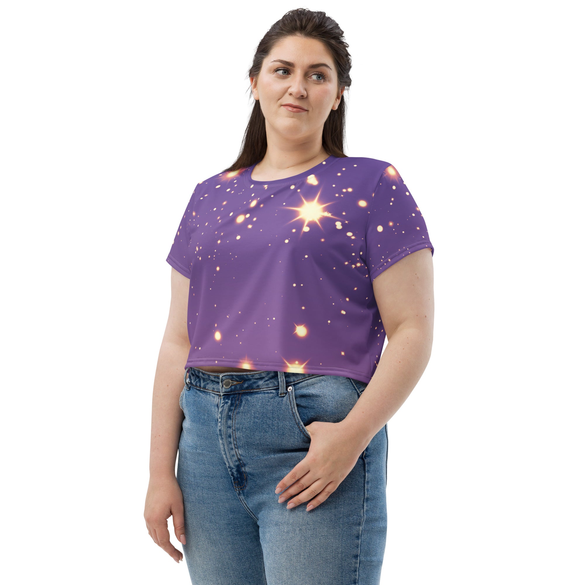 Stardust Crop Top Tee