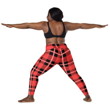 Load image into Gallery viewer, Acid Plaid Leggings with pockets
