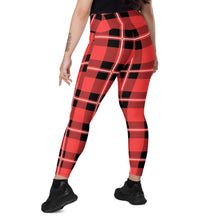 Load image into Gallery viewer, Acid Plaid Leggings with pockets
