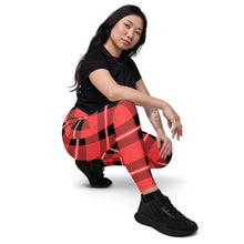 Load image into Gallery viewer, Acid Plaid Leggings with pockets
