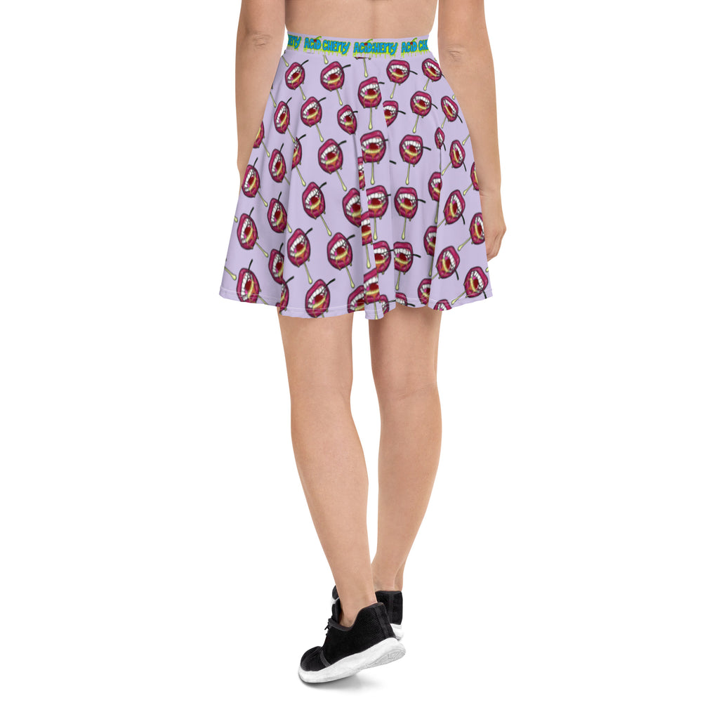 Acid Cherry-Skater Skirt