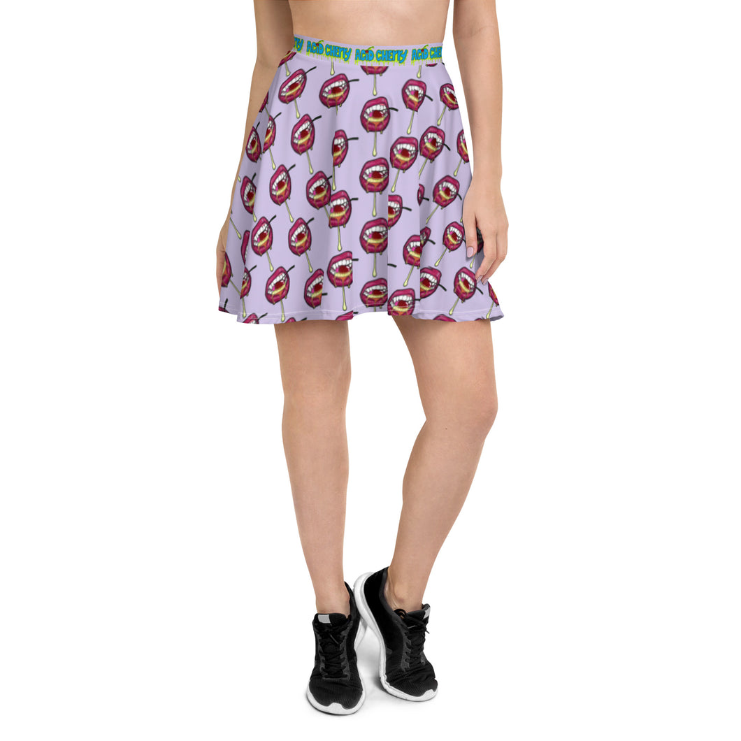 Acid Cherry-Skater Skirt