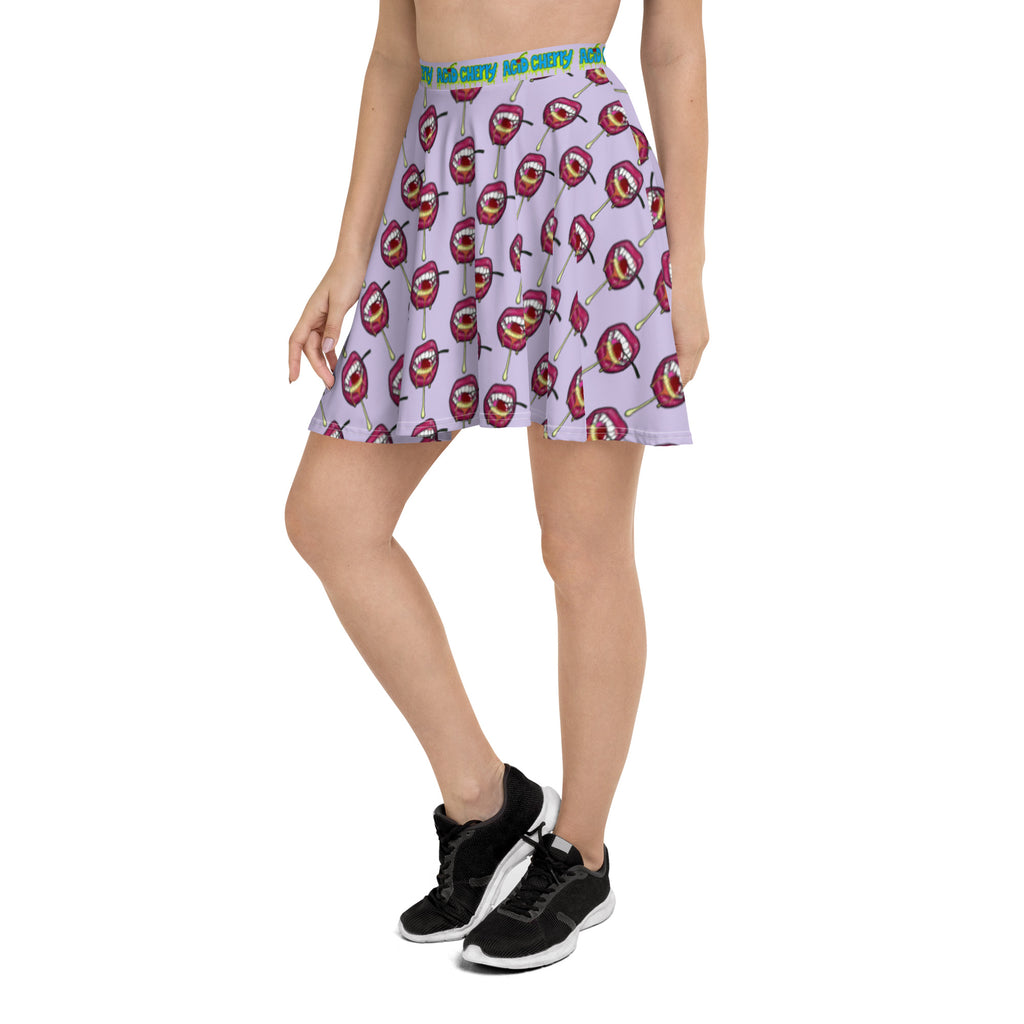 Acid Cherry-Skater Skirt