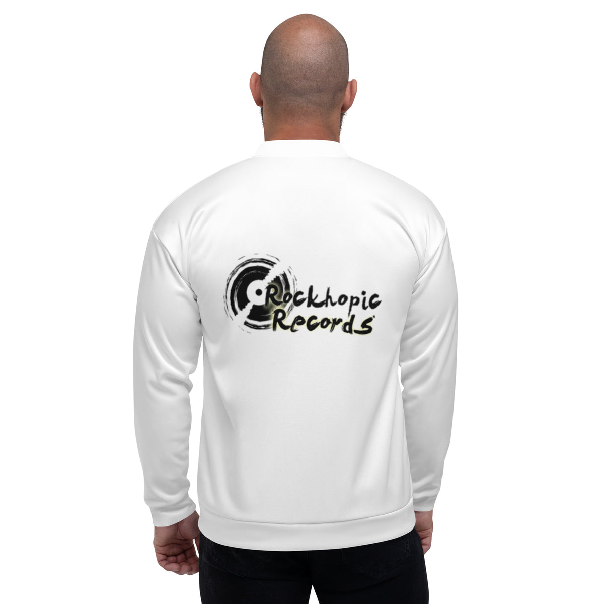 Rockhopic Records - Unisex Bomber Jacket QR Coded