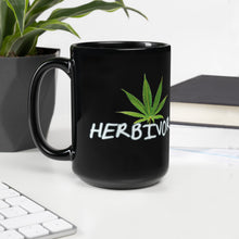 画像をギャラリービューアに読み込む, HERBiVORE-Black Glossy Mug
