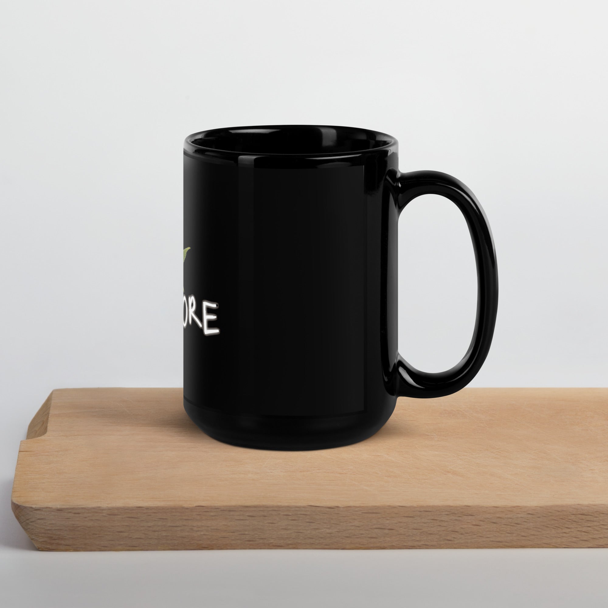 HERBiVORE-Black Glossy Mug