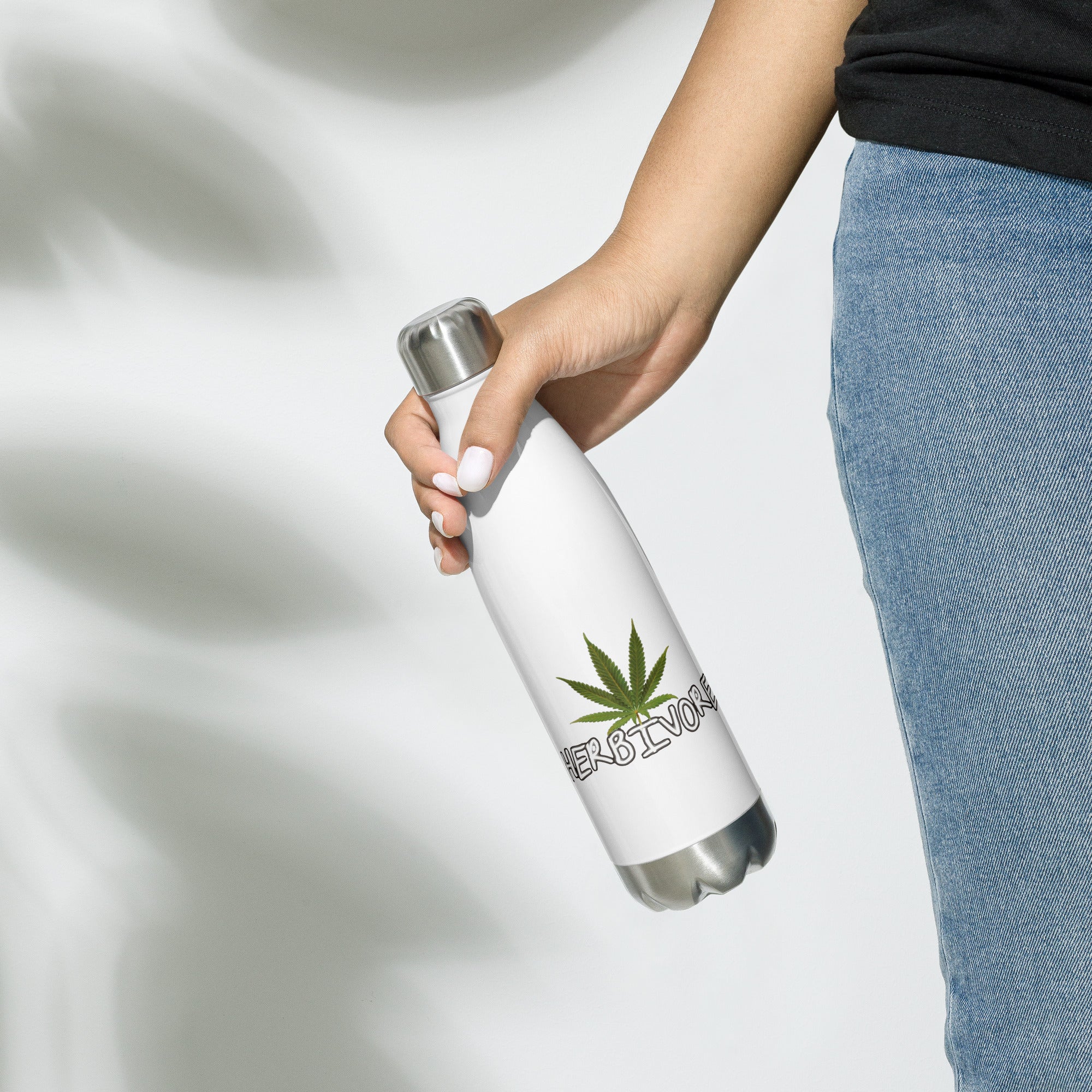 HERBiVORE-Stainless Steel Water Bottle