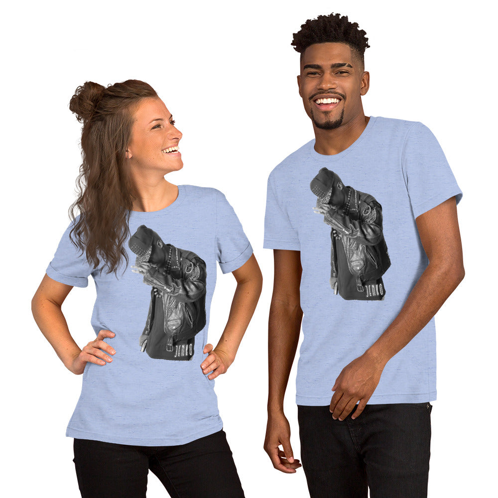 JENKO- ICON LEATHER Premium TSHIRT w/ QR Scan Link